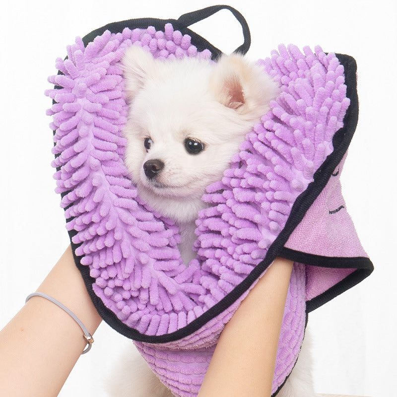 Super Absorbent Microfibre Pet Towel – Fast-Dry Paw Cleaner Blanket for Dogs & Cats (Various Colours)