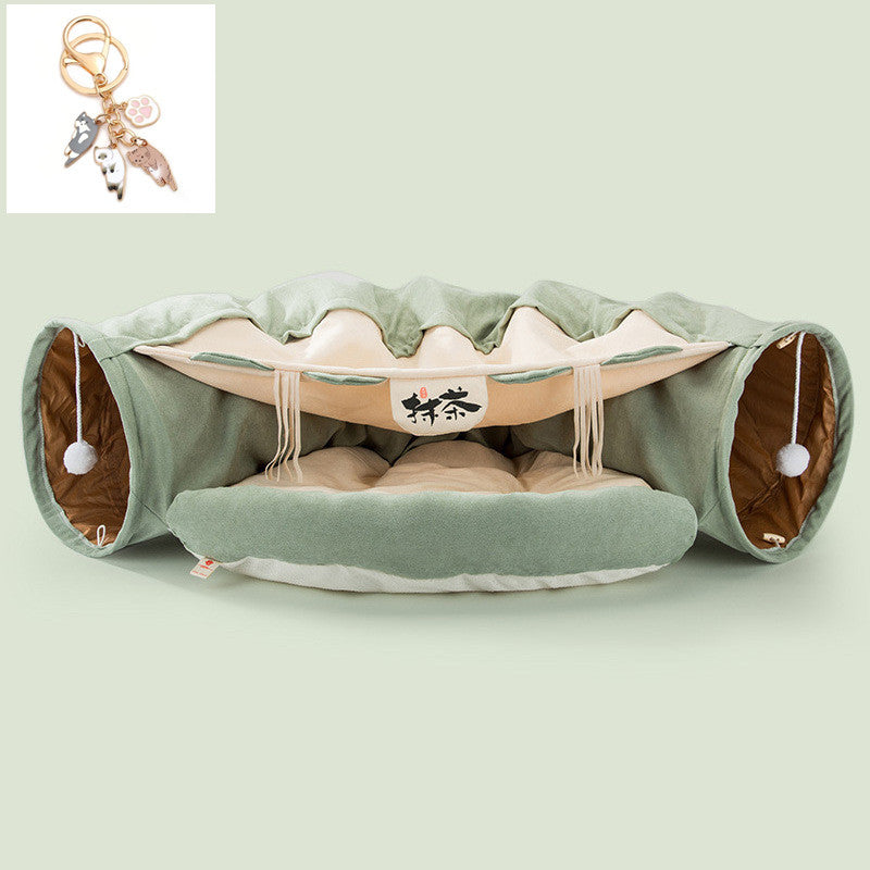 ๐พ Cosy Cat Tunnel Bed โ 2-in-1 Hideaway Playhouse in Various Colours