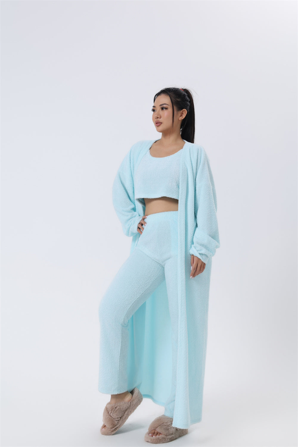 ✨ Luxe Lounge 3-Piece Set – Soft Knit Comfort in Various Colours