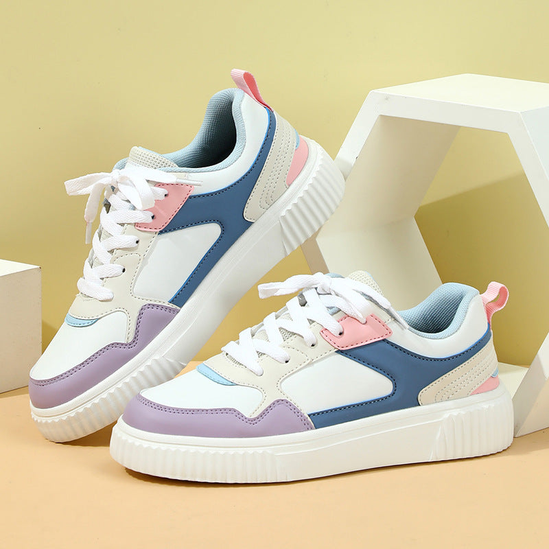 Vibrant Colour Block Platform Sneakers for Women – Bold Street Style Trainers in Various Colours And here’s the updated description with that title in mind: