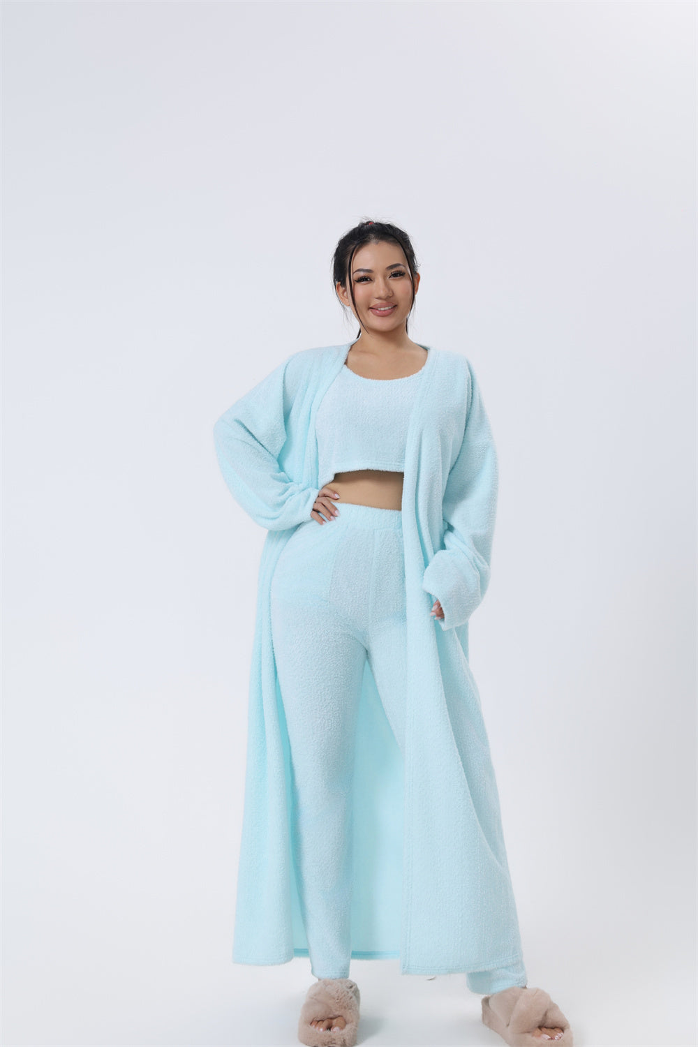 ✨ Luxe Lounge 3-Piece Set – Soft Knit Comfort in Various Colours
