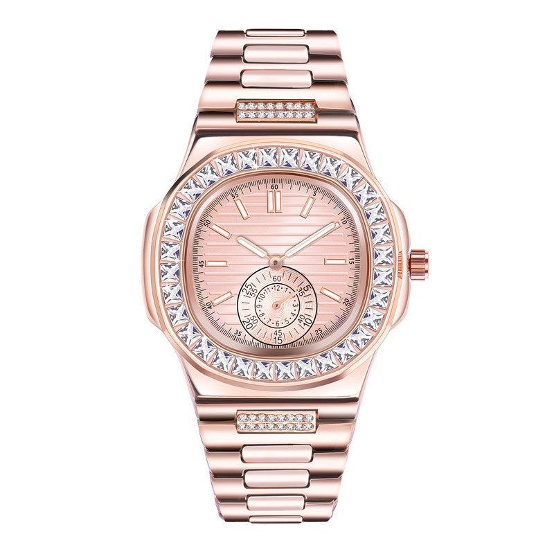 ✨ Luxury Iced Out Wrist Watch – Bling Diamond Bezel – Men’s & Women’s Fashion Watch – Various Colours 🕒💎
