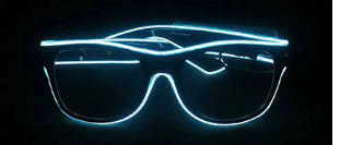LED Light Up Glow Party Glasses – Various Colours – Perfect for Festivals, Gigs & Nights Out