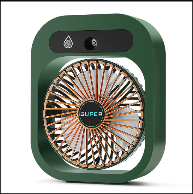 ❄️ USB Misting Air Cooler – Portable Desk Fan with Humidifier in Various Colours