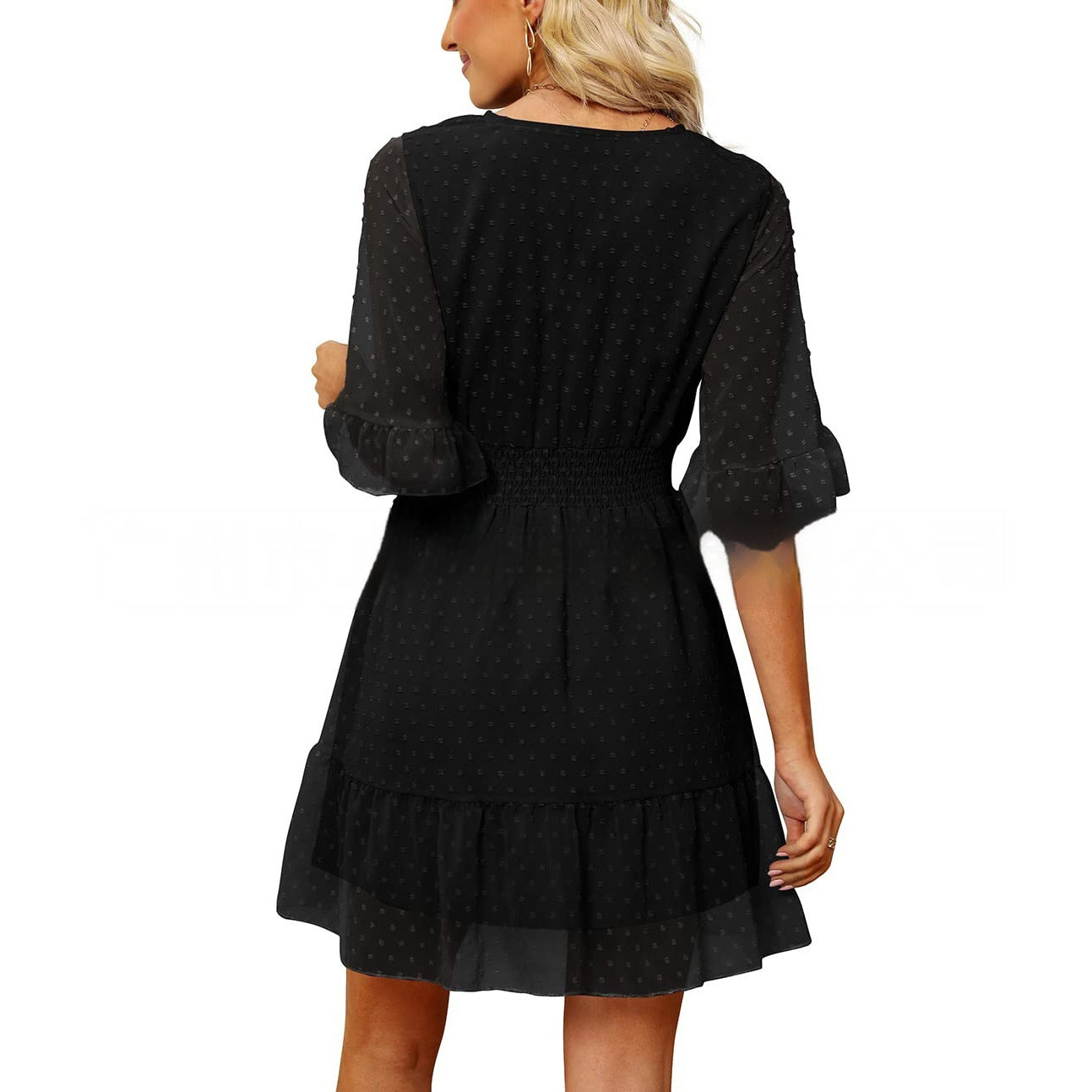 πΌ Swiss Dot Chiffon Mini Dress β Light, Lovely & Available in Various Colours