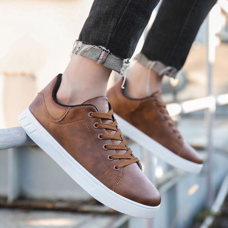 π€ Classic Faux Leather Trainers β Various Colours Available π€