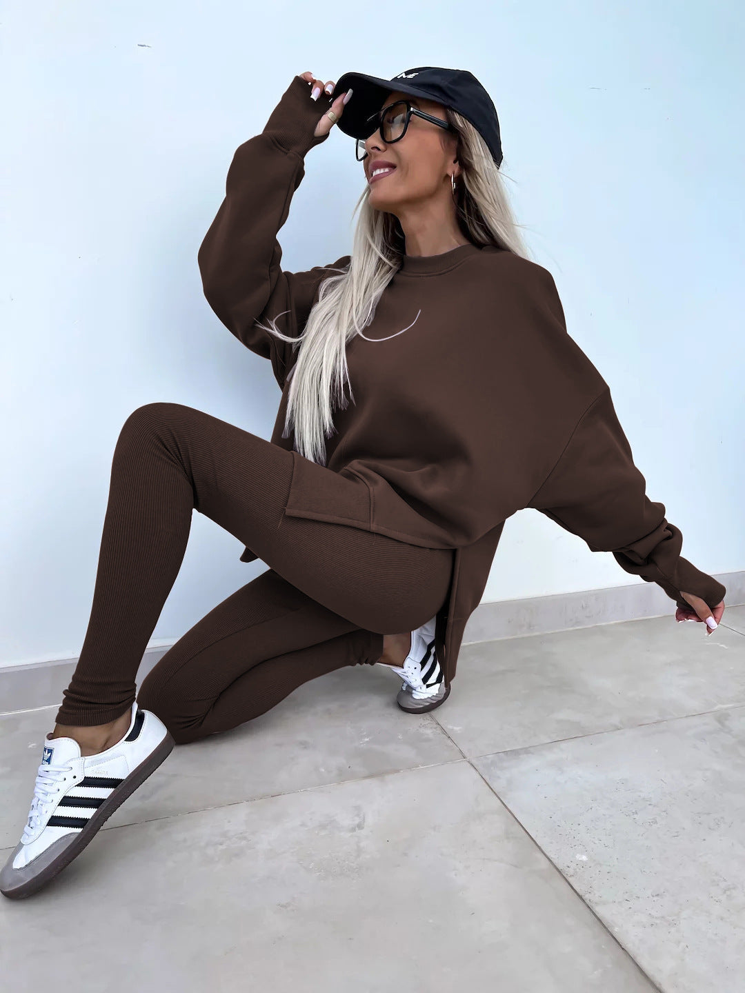 Women’s Oversized Sweatshirt & Leggings Set – Lounge in Style (Various Colours)
