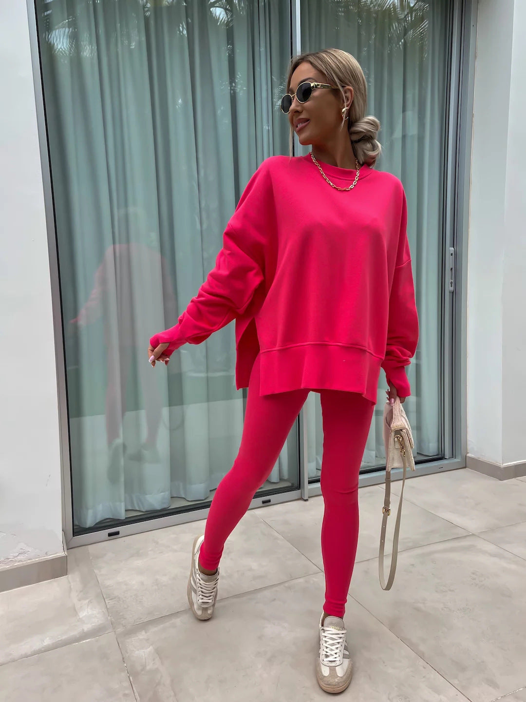 Women’s Oversized Sweatshirt & Leggings Set – Lounge in Style (Various Colours)