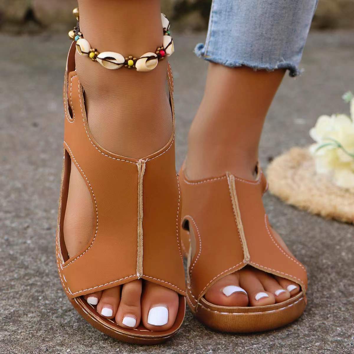 π‘ Comfy Open-Toe Slingback Sandals β Available in Various Colours
