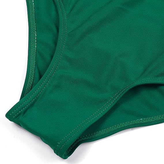 🌿 Tropical Leaf Ruffle One-Piece Swimsuit – Flattering & Fun Holiday Essential