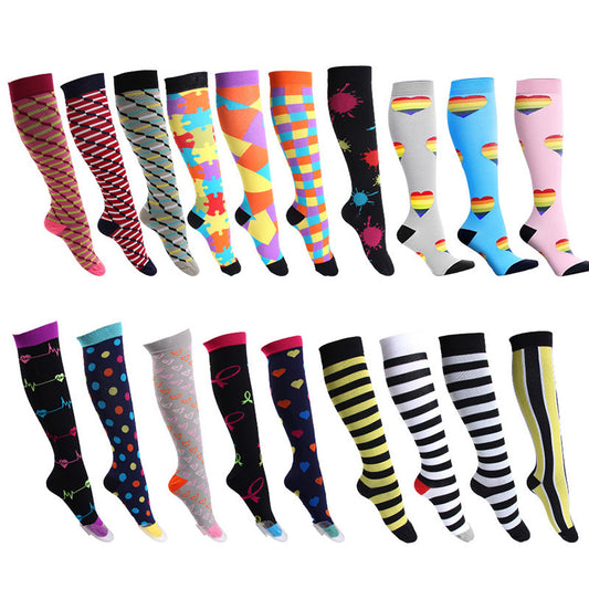 🧦 Bold & Fun Compression Socks – Support Meets Style (Various Designs Available)