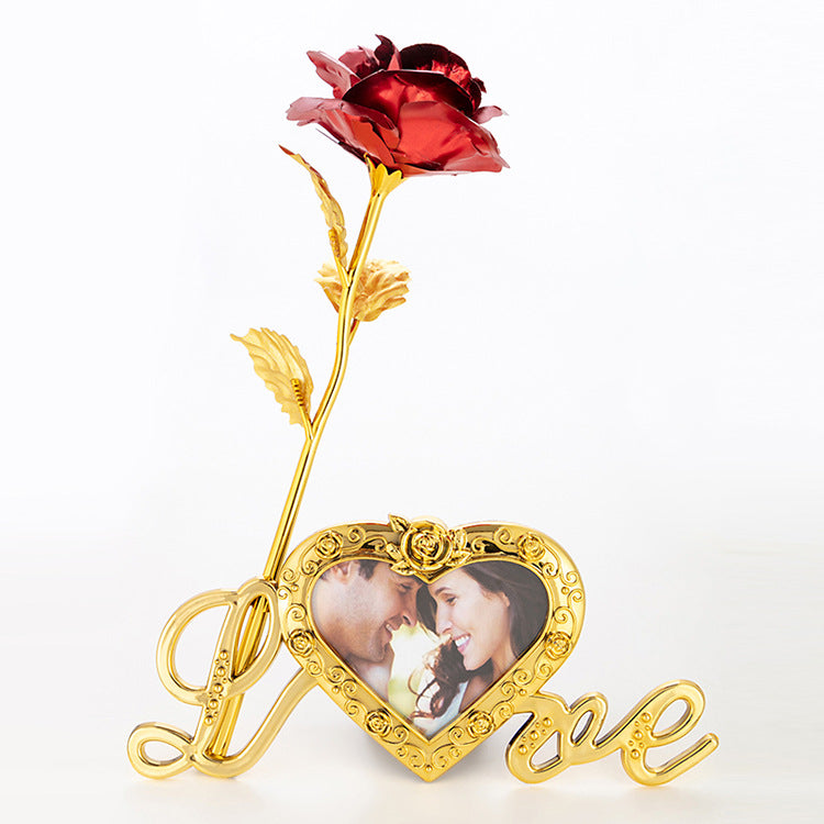 24K Gold Rose Gold Foil Rose Gold Foil Rose Gift Box Women's Day Valentine's Day Gift Event Small Gift