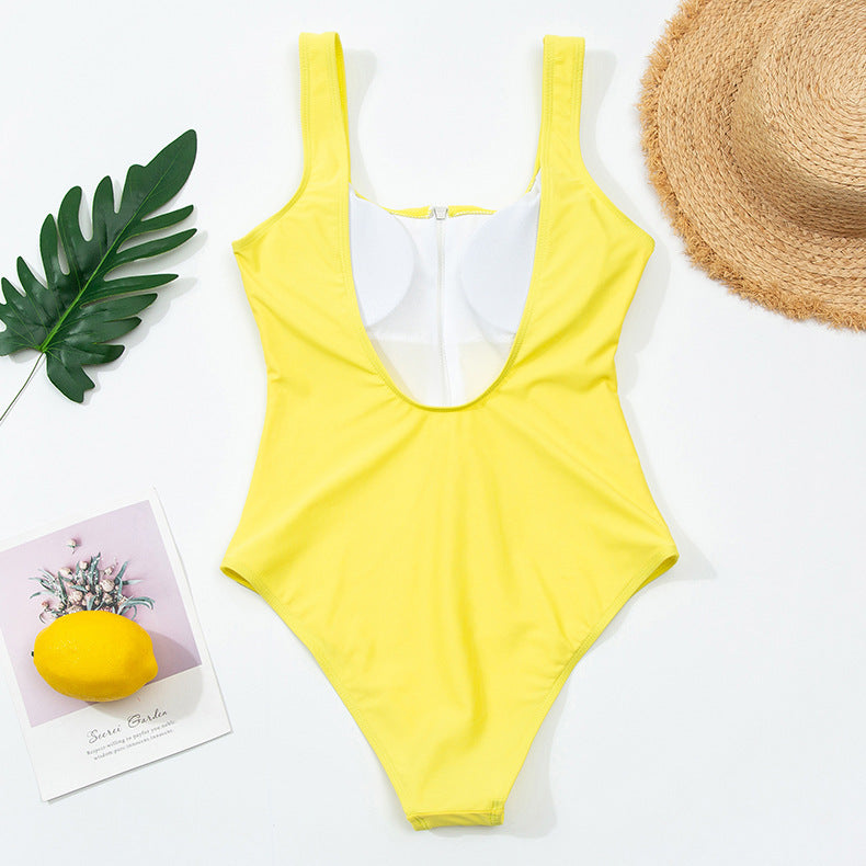 swimwear one-piece bikini sexy backless one-piece swimsuit for women