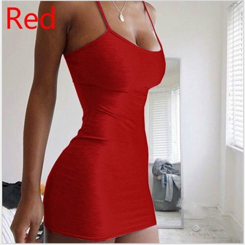 Bodycon Spaghetti Strap Mini Dress – Various Colours | Trendy Summer Clubwear