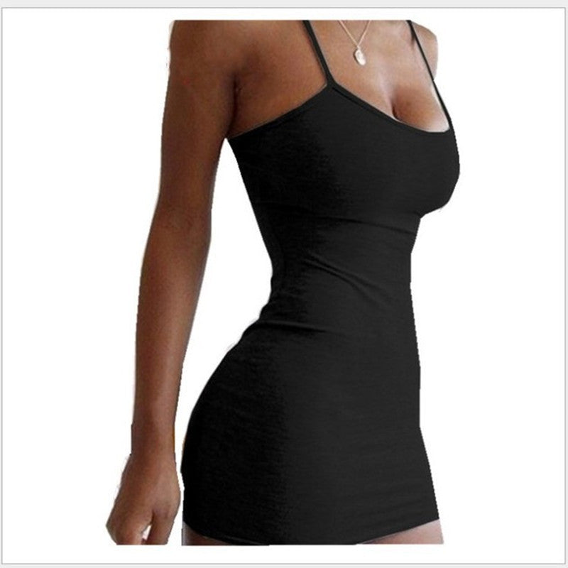 Bodycon Spaghetti Strap Mini Dress – Various Colours | Trendy Summer Clubwear
