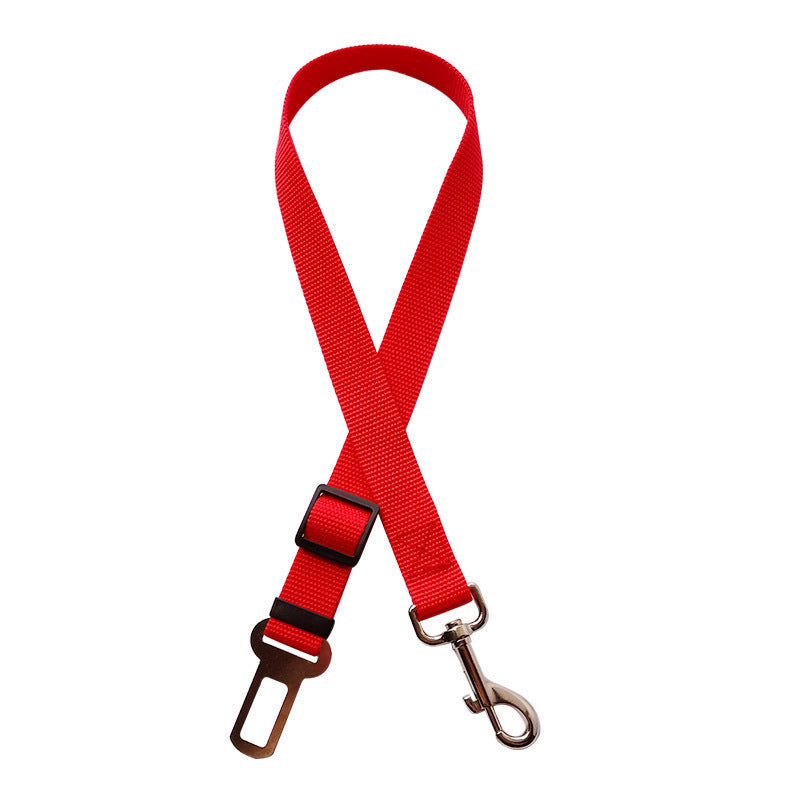 Adjustable Dog Car Seat Belt Harness – Secure Travel Safety Strap (Various Colours)