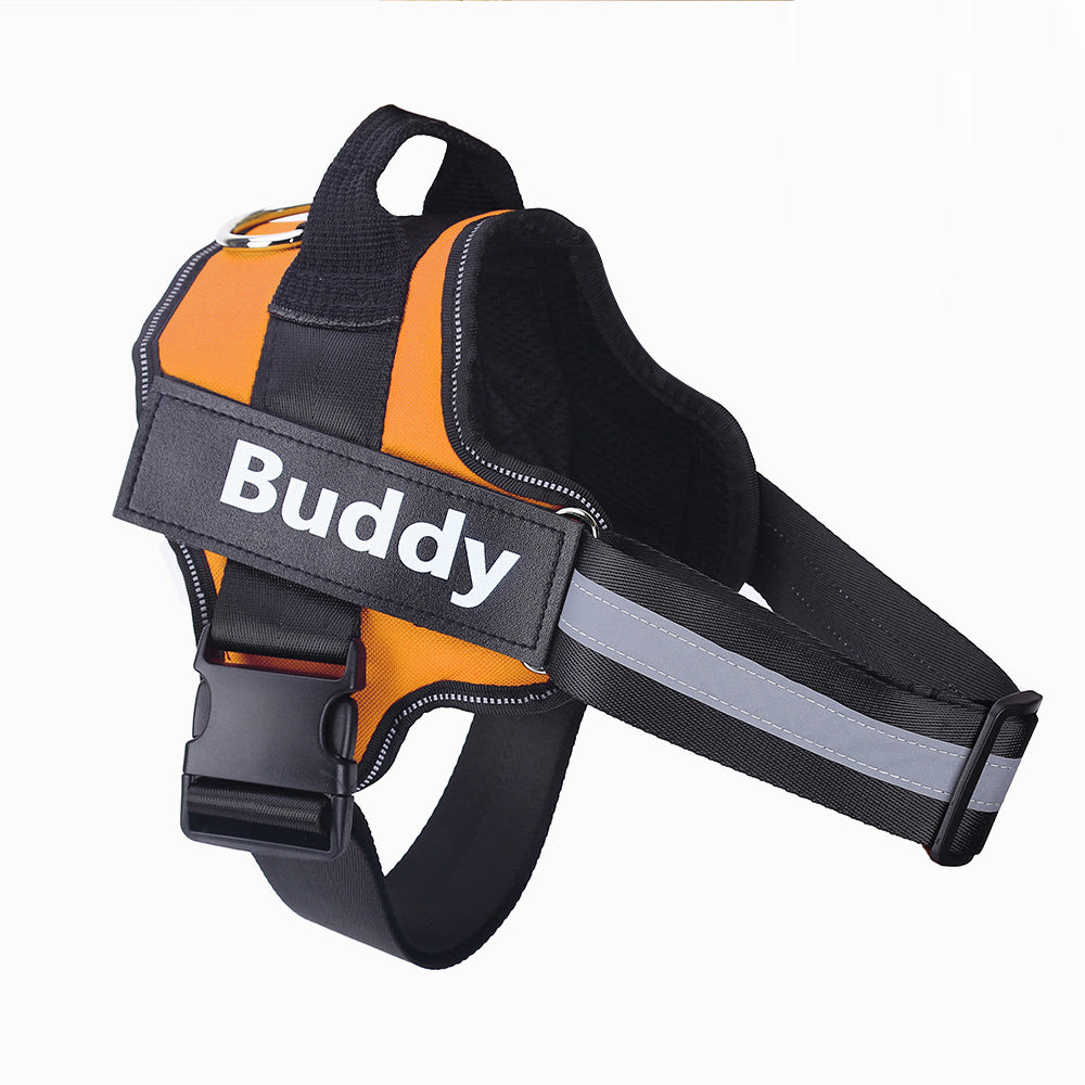 Custom No-Pull Dog Harness with Personalized Name Tag – Multiple Colours & Sizes