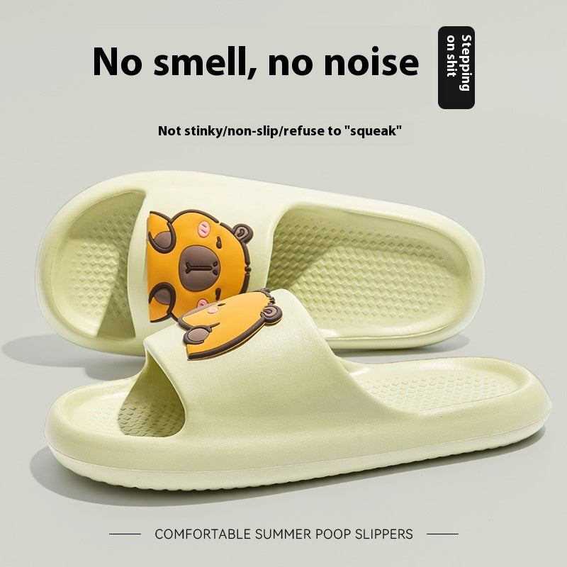 Funny Dog Face Non-Slip Summer Slippers – Various Colours