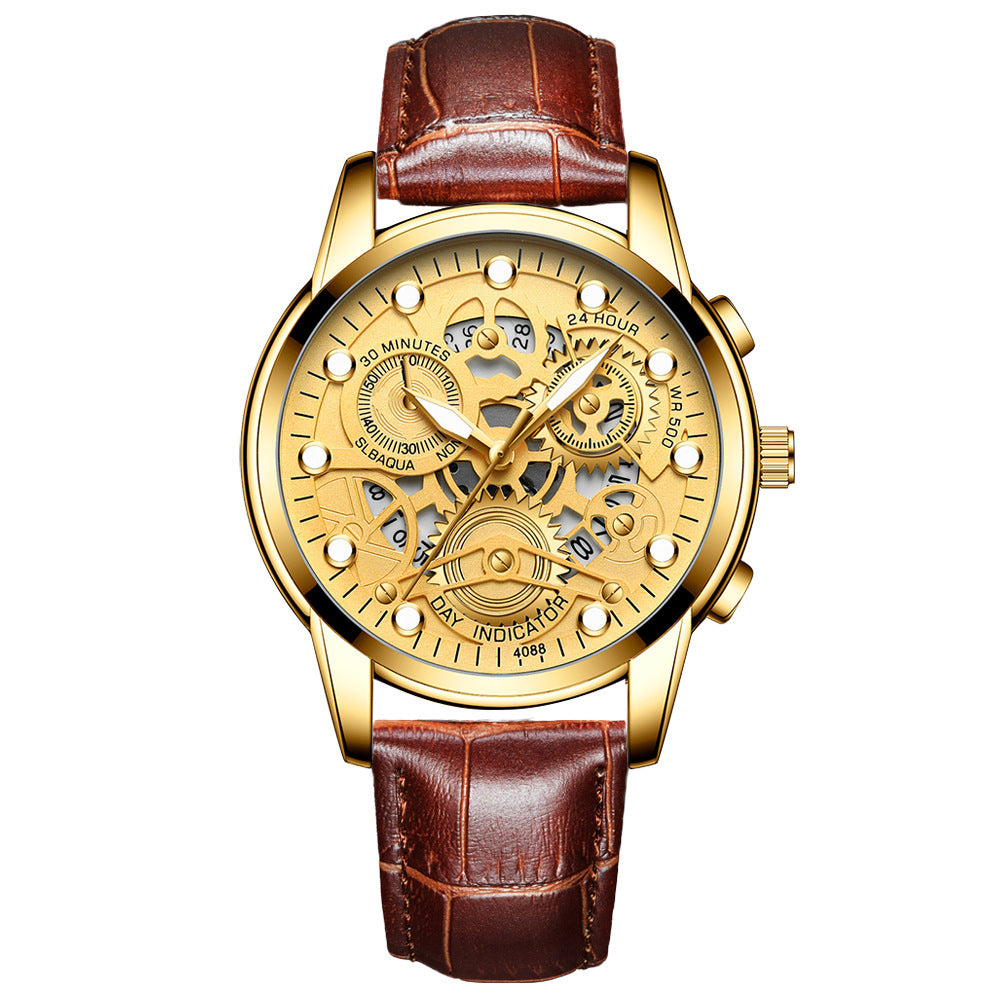 Luxury Skeleton Dial Watch for Men – Automatic Style in Various Colours
