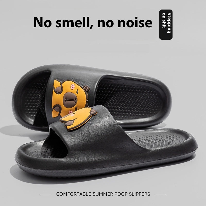 Funny Dog Face Non-Slip Summer Slippers – Various Colours