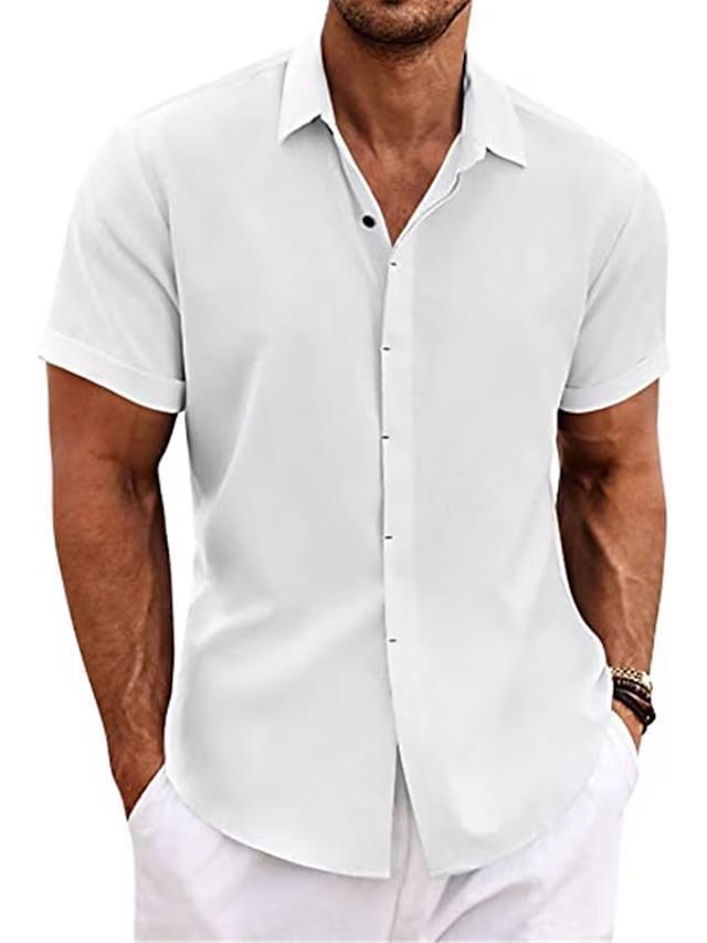 Men’s Short Sleeve Summer Shirt – Lightweight, Stylish & Cool in Various Colours