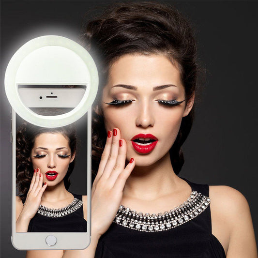 💡 Clip-On LED Ring Light – Glow-Up Lighting for Every Selfie