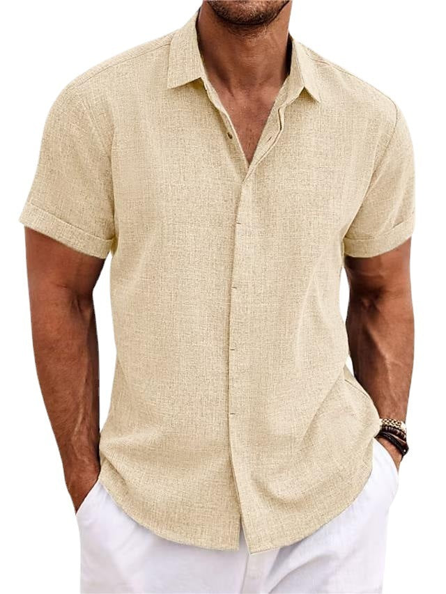Men’s Short Sleeve Summer Shirt – Lightweight, Stylish & Cool in Various Colours