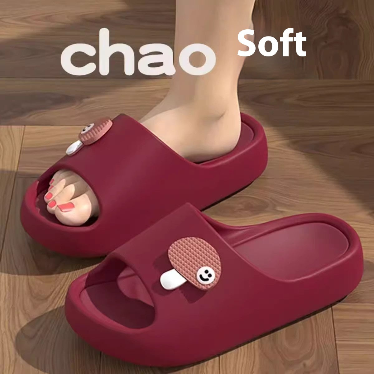 Funny Dog Face Non-Slip Summer Slippers – Various Colours