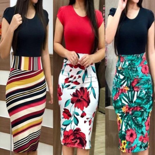 🌸 Bold & Beautiful Bodycon Midi Dresses – Various Colours with Stunning Prints