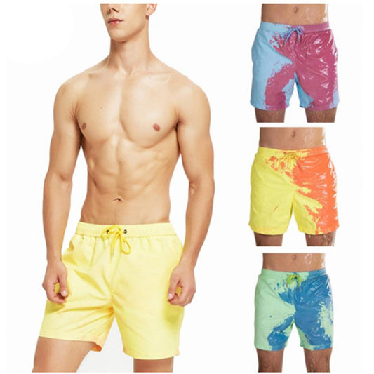 🌈 Magic Splash Colour-Changing Swim Shorts – Heat & Water Reactive