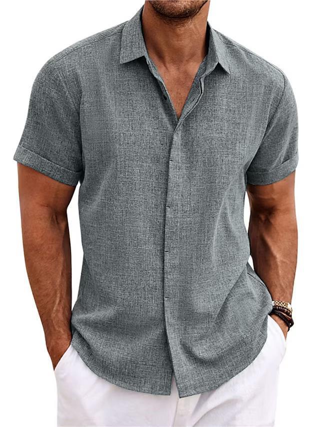 Men’s Short Sleeve Summer Shirt – Lightweight, Stylish & Cool in Various Colours