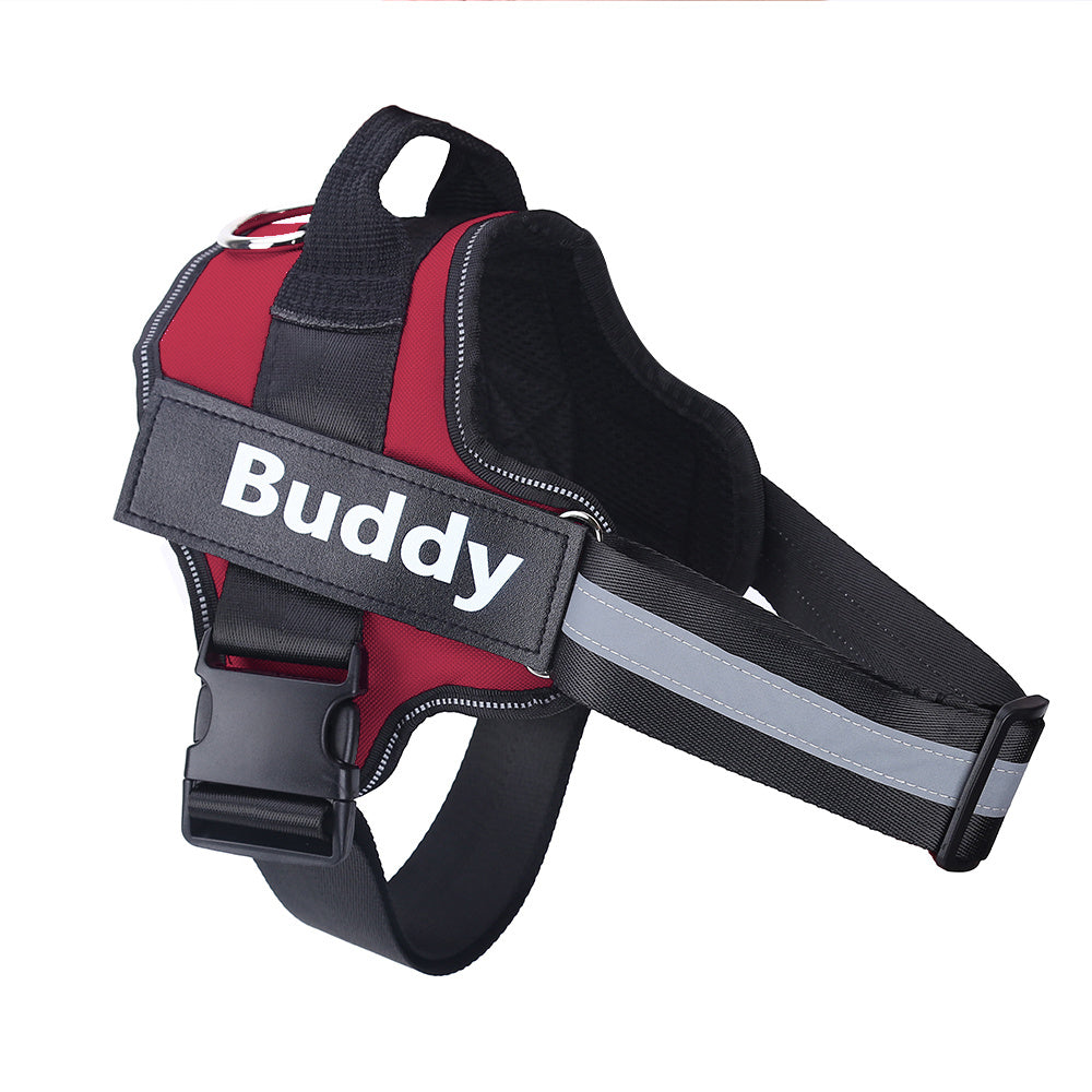 Custom No-Pull Dog Harness with Personalized Name Tag – Multiple Colours & Sizes