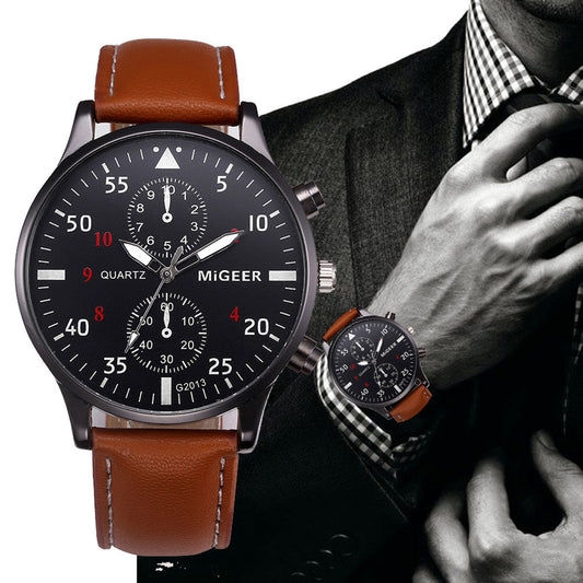 🕒 MiGEER Quartz Chronograph Watch – Timeless Style for the Modern Man 🕒