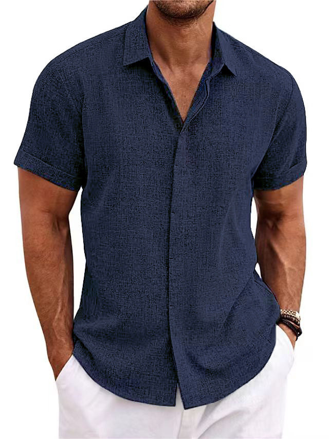 Men’s Short Sleeve Summer Shirt – Lightweight, Stylish & Cool in Various Colours