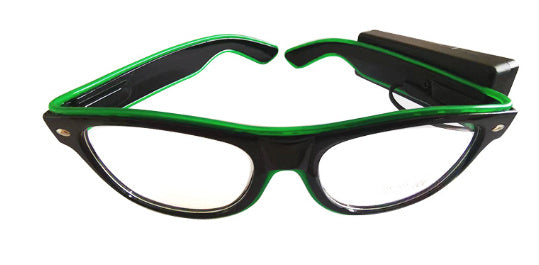 LED Light Up Glow Party Glasses – Various Colours – Perfect for Festivals, Gigs & Nights Out