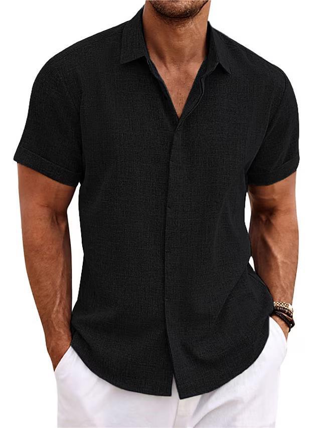 Men’s Short Sleeve Summer Shirt – Lightweight, Stylish & Cool in Various Colours