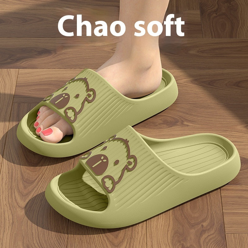 Funny Dog Face Non-Slip Summer Slippers – Various Colours