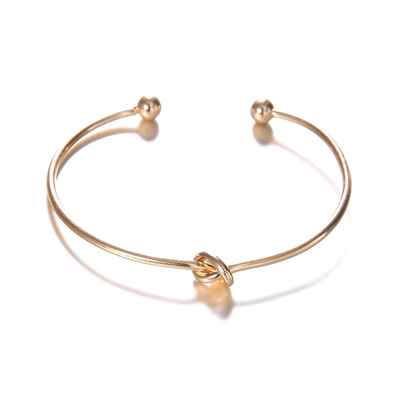 Elegant Knot & Arrow Gold Bracelets Set – Bohemian Chic for Every Occasion