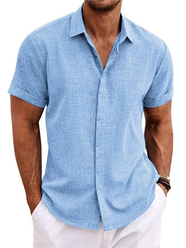 Men’s Short Sleeve Summer Shirt – Lightweight, Stylish & Cool in Various Colours