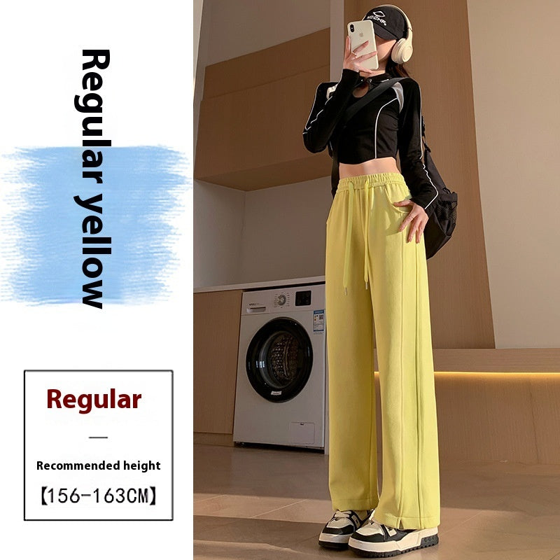High-Waisted Wide-Leg Lounge Pants – Comfy Casual Streetwear – Various Colours