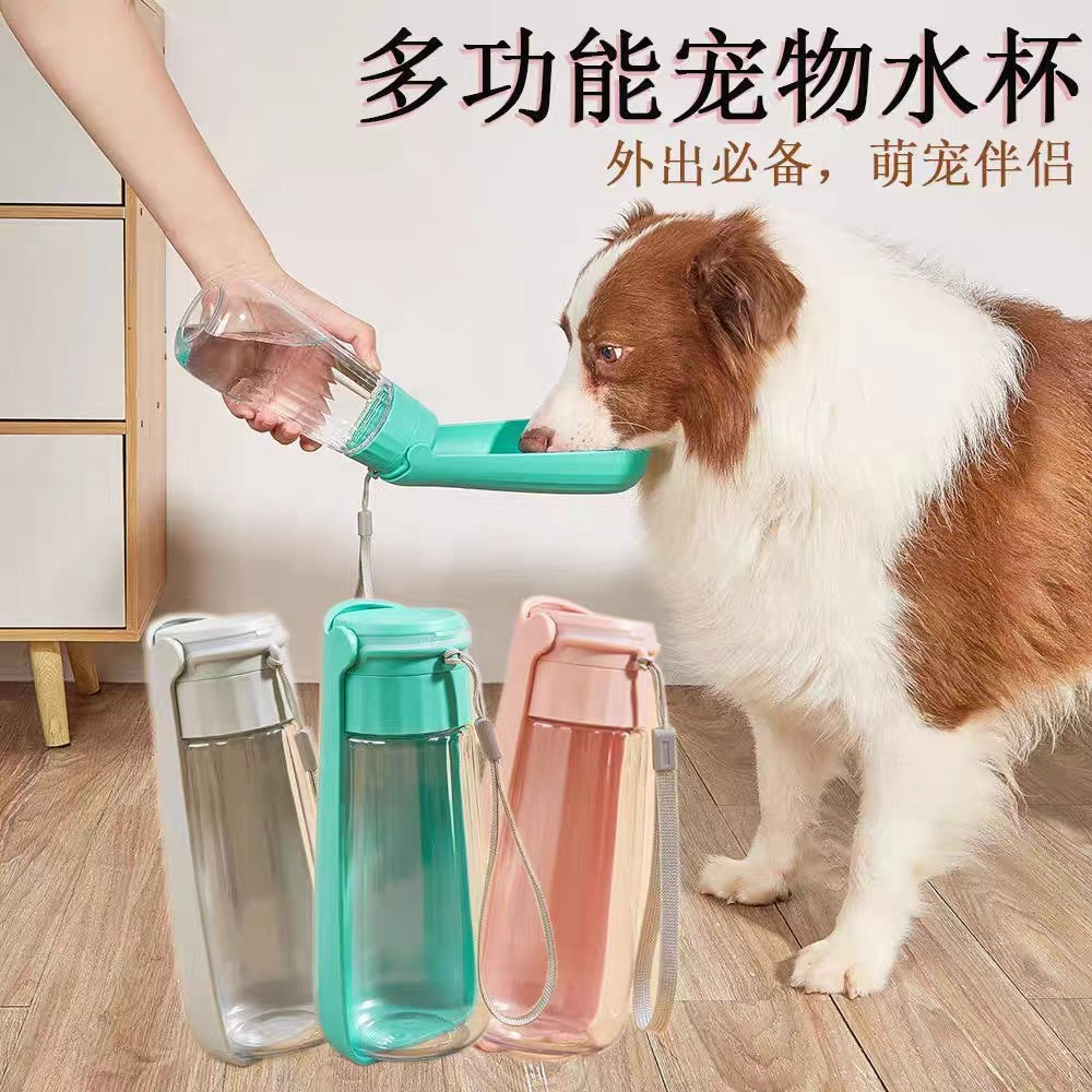 Portable new pet water cup foldable travel travel cup easy to clean dog outdoor water bottle