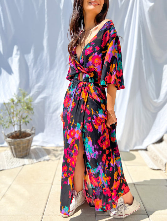 🎨 Colour Splash Boho Maxi Dress – Vibrant, Bold & Beautiful in Various Colours 🌈💃