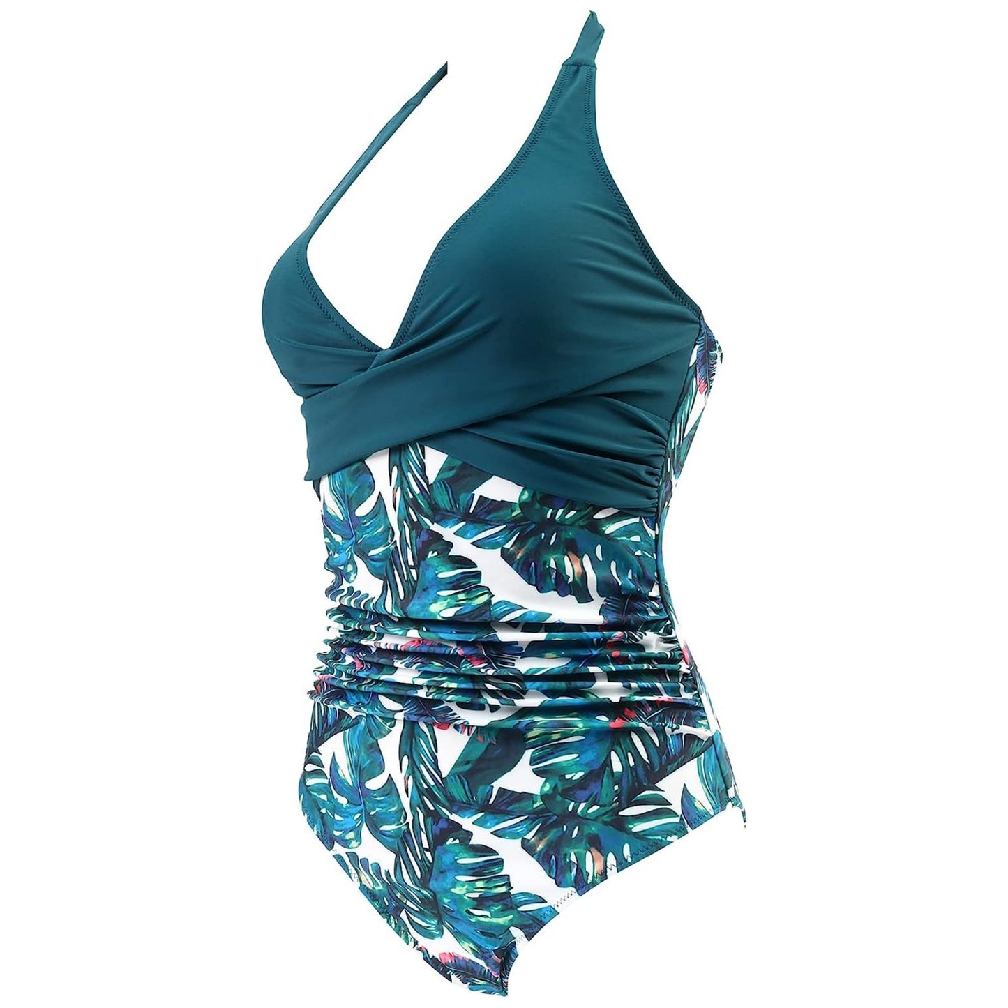 One-piece swimsuit for women backless sexy cross colour swimwear in stock