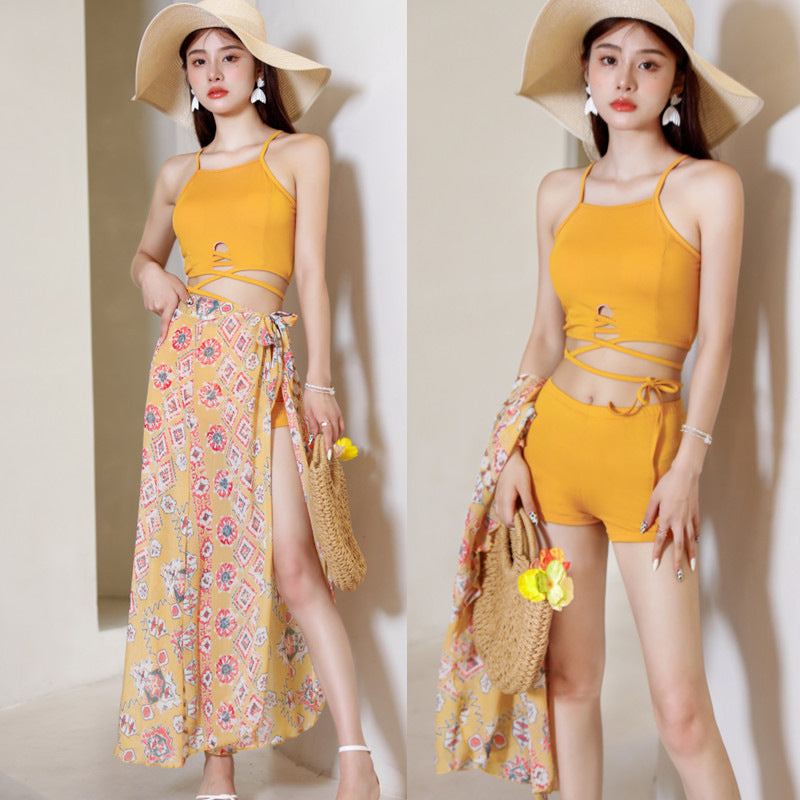Bikini three-piece holiday beach swimwear