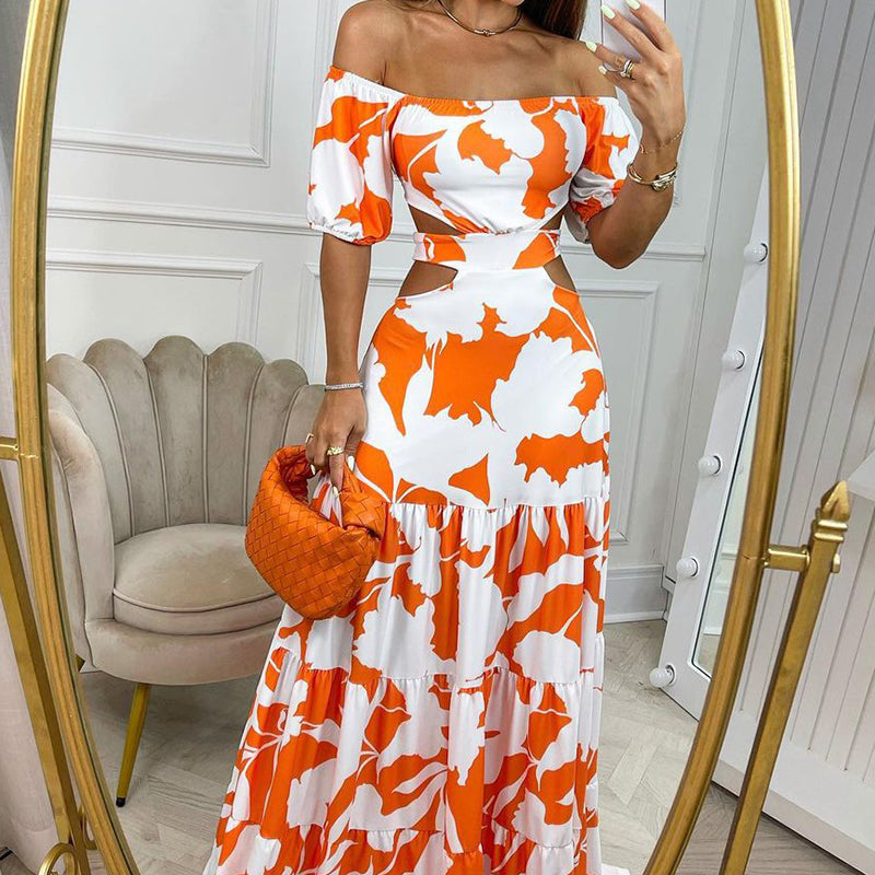 Floral Cut-Out Maxi Dress – Perfect for Summer!