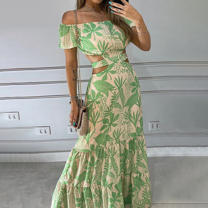 Floral Cut-Out Maxi Dress – Perfect for Summer!