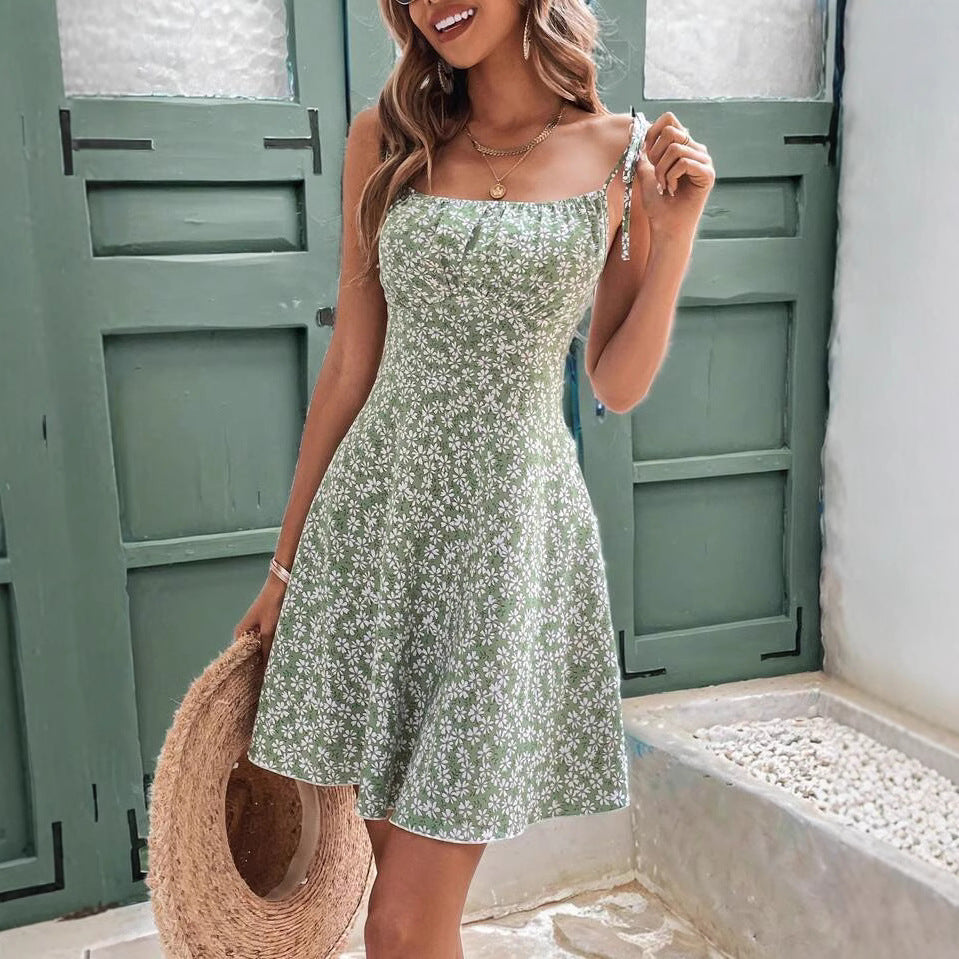 Summer Floral Print Sundress – Adjustable Straps – Lightweight & Flowy – Various Colours