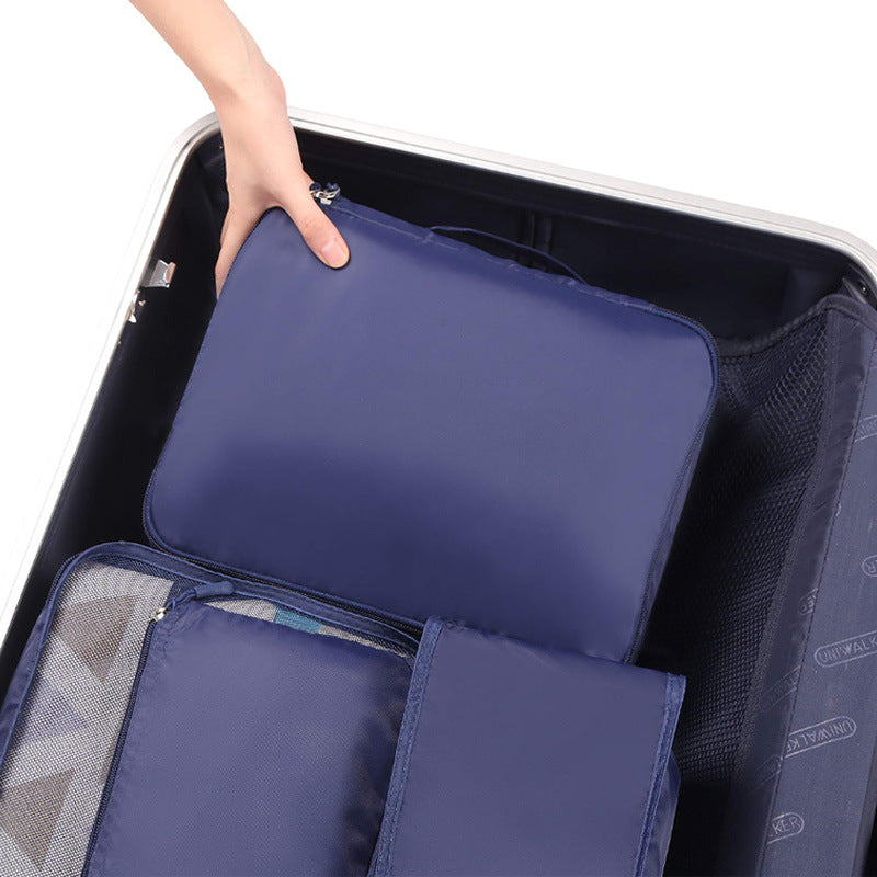 New travel storage bag travel organizer bag clothing clothes storage bag set travel storage set 9-piece set