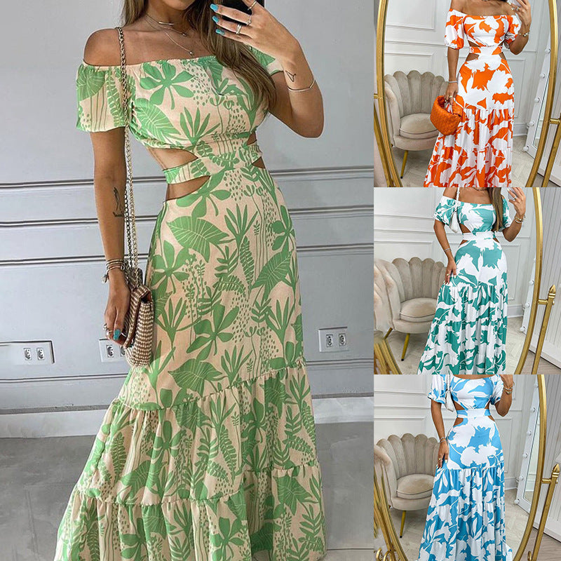Floral Cut-Out Maxi Dress – Perfect for Summer!