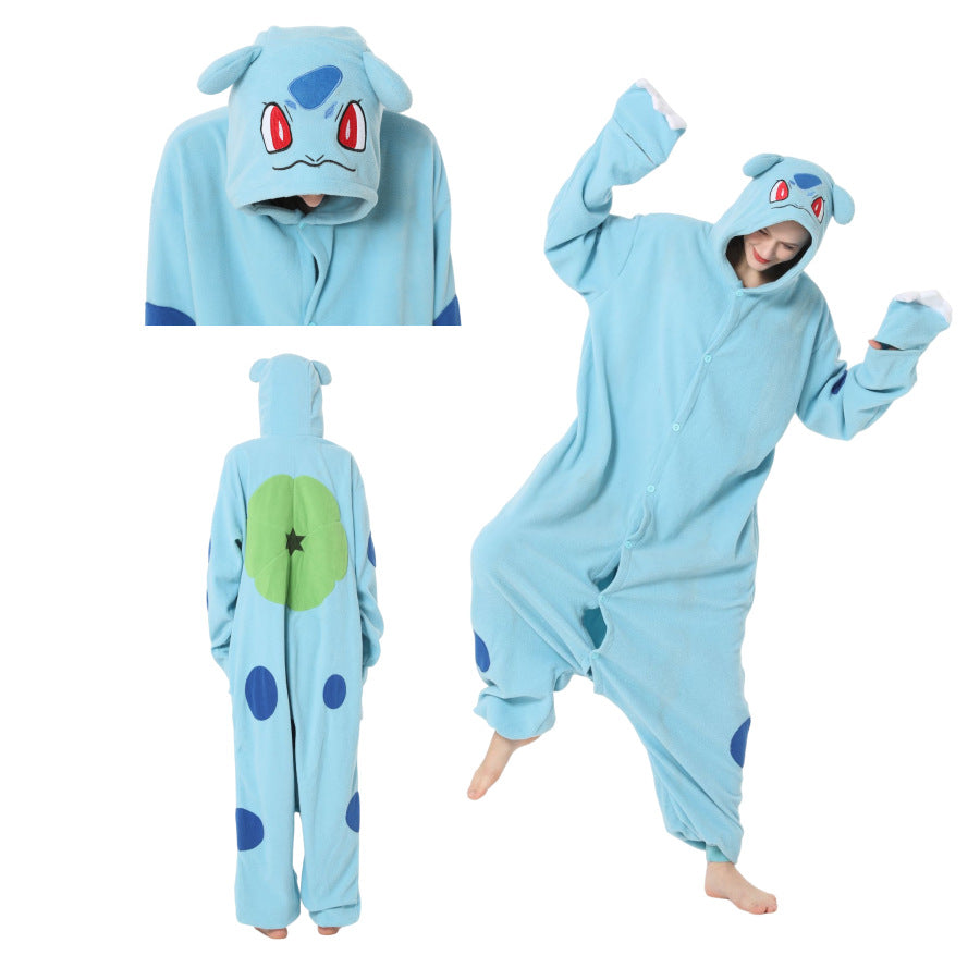 Animal one-piece pajamas